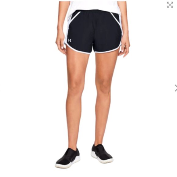 Under Armour Women's Black Fly By Shorts - Picture 1 of 5